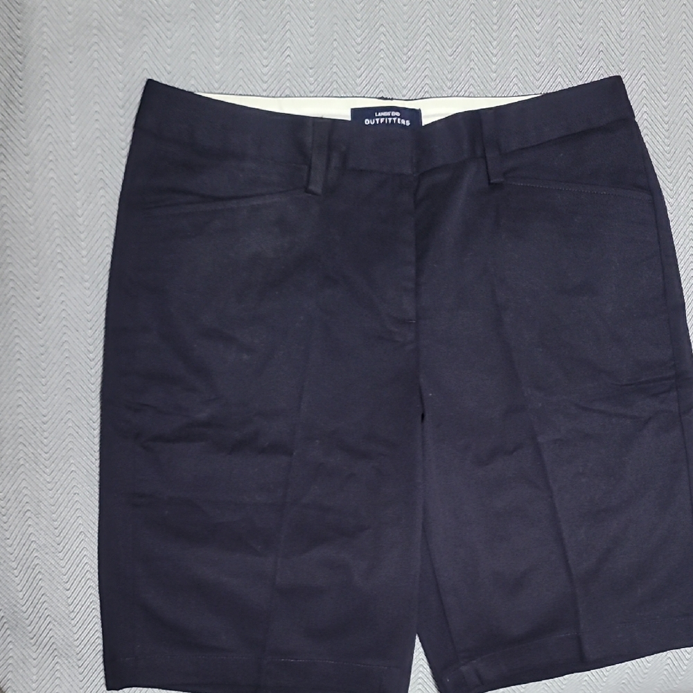 Lands' End Dark Blue Women's Bermudas